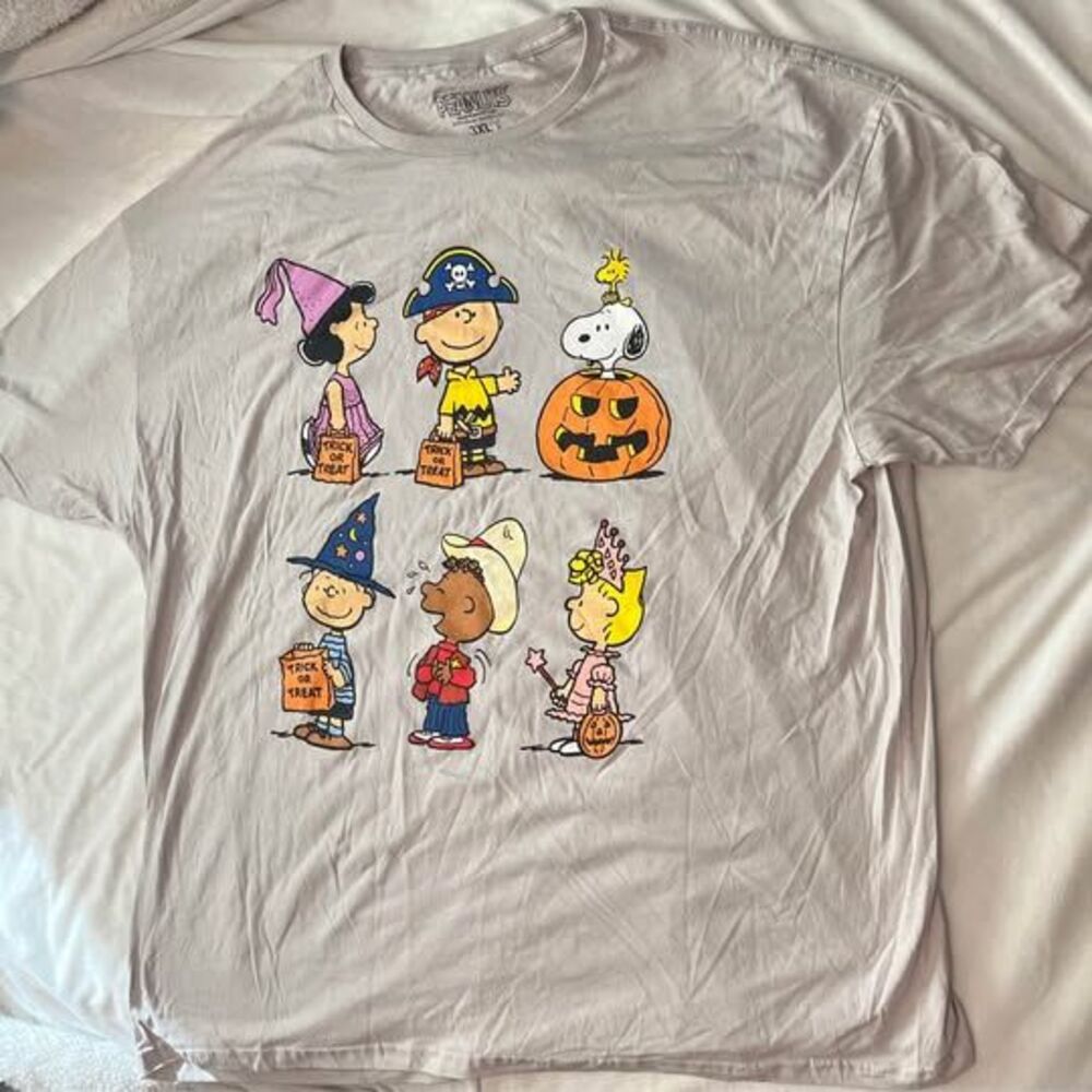 Peanuts Halloween Graphic T-Shirt Size 3XL